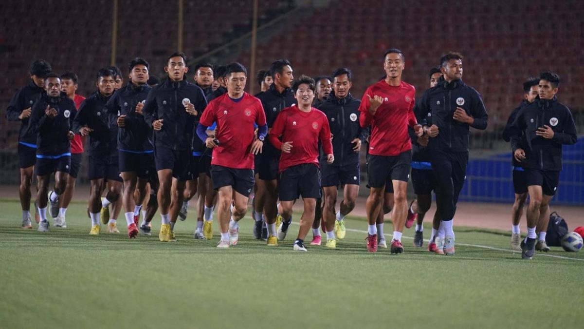 Latihan Perdana Tim Indonesia Fokus Pemulihan