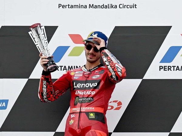 Bagnaia Meraih Kemenangan MotoGP Indonesia